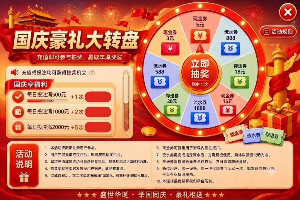 国庆豪礼大转盘